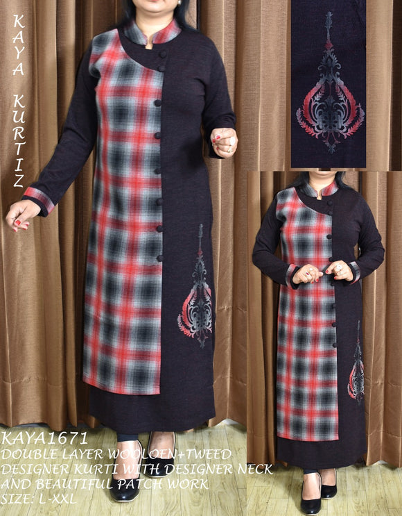 Woolen Kurtis - Shop Winter Woolen Kurtas for Ladies Online | Libas